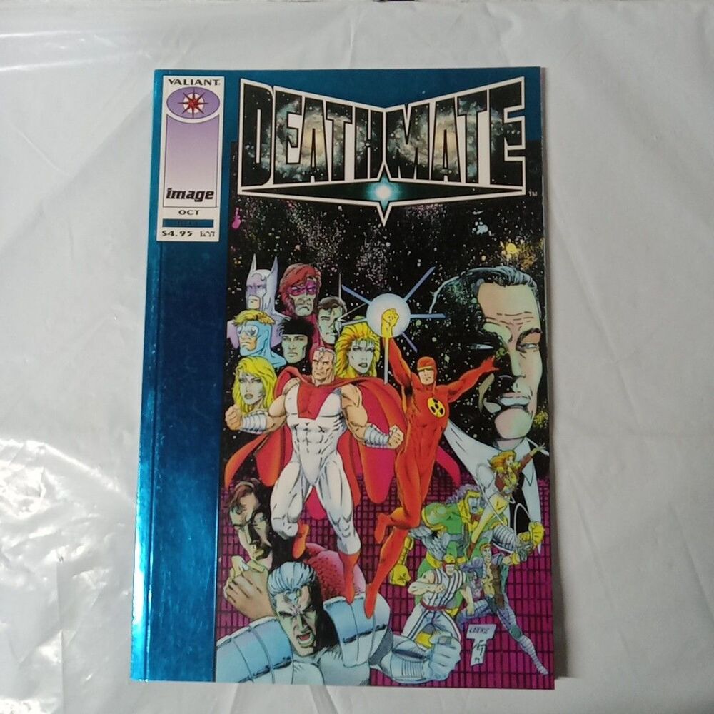 1993 Valiant Image Comics DEATHMATE BLUE Foil Cover Mint